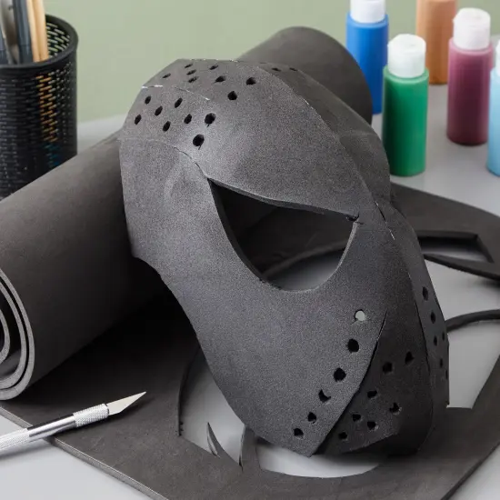 Bright Creations EVA Foam 6mm Roll for Costumes, High Density Foam Sheet for Crafting, EVA Foam for Cosplay Supplies, Black Foam Sheet for Cosplay Armor and DIY Projects, 14 x 39 inches {4}