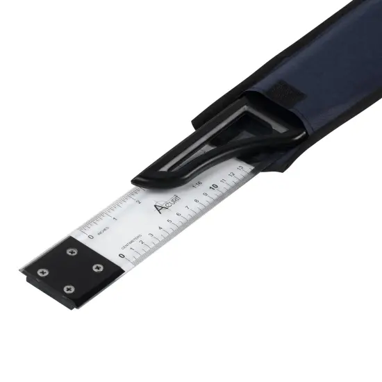 Acurit Detachable T-Square with Clear Acrylic Blade, Precise 90&deg; Angle, Dual Inking Edges, Inch/Centimeter Markings, Beveled Edges, T Square Ruler with Protective Cloth Carrying Case {5}