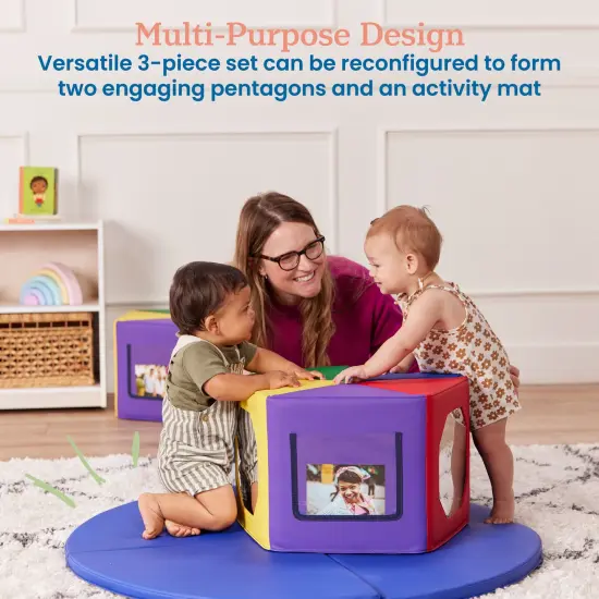 SoftZone Wall of Mirrors, Activity Center Assorted {5}