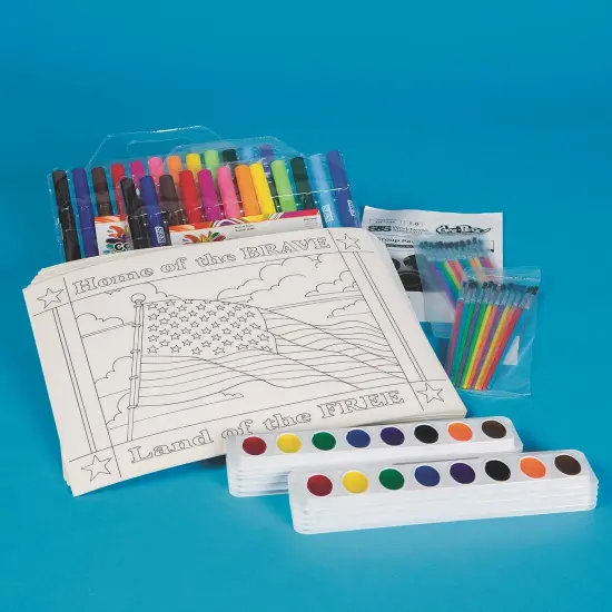 Home of the Brave Paintings Craft Kit (Pack of 24) {3}