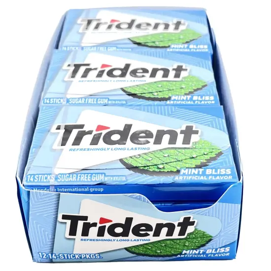 Trident Mint Bliss Gum (Sugar Free) | 12ct {2}
