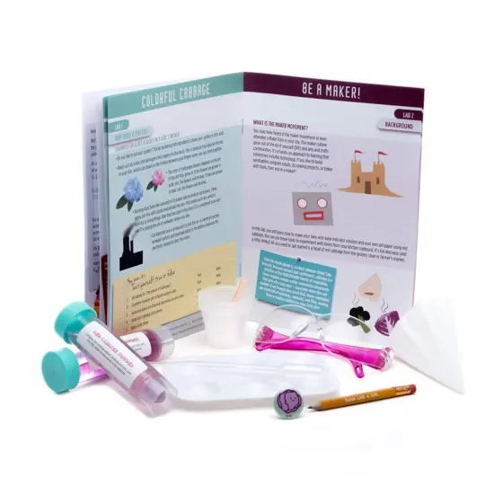 Yellow Scope Science Kit for Kids, Acid, Base & pH Cabbage Chemistry, STEM Kit for Girls & Boys, Fun Holiday Gift for Ages 8-12, Buddy Pack {3}