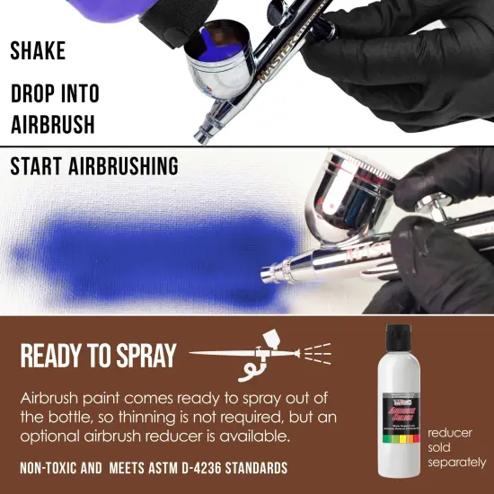 Coffee Brown, Transparent Acrylic Airbrush Paint, 8 oz. {3}