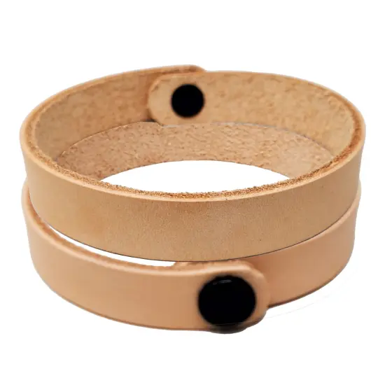 10 Pack 1/2 Inch Leather Bracelets Blank-Hand Stamping, Tooling, Engraving {6}