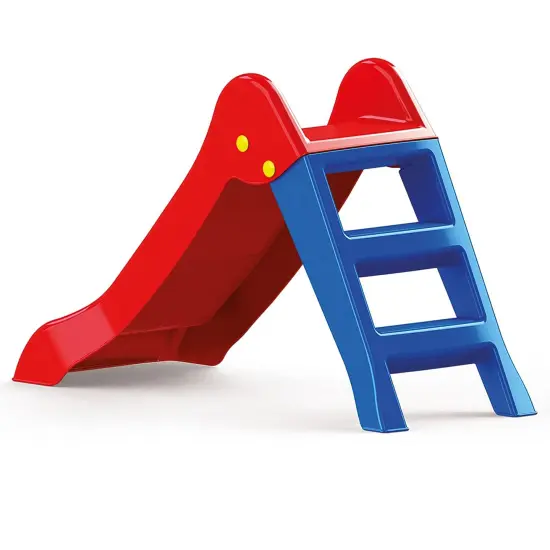 Dolu: My First Slide: Red & Blue - Indoor & Outdoor Toy, Foldable Slope, 2 Step Ladder, Durable Plastic, Playground Equipment, Toddlers & Kids Ages 2+ {6}