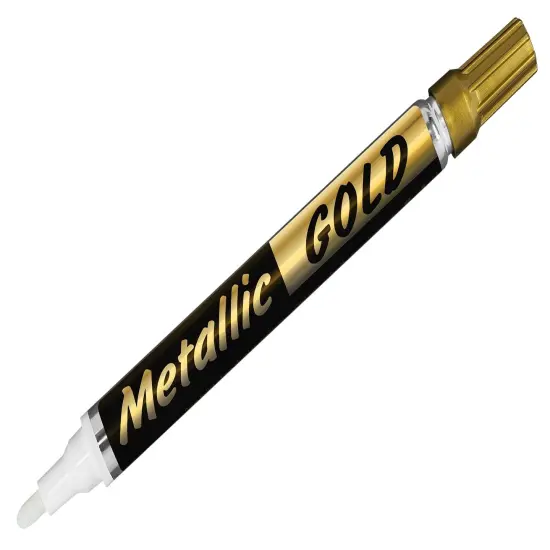 U-Mark Premium Metallic Paint Marker Carded {3}