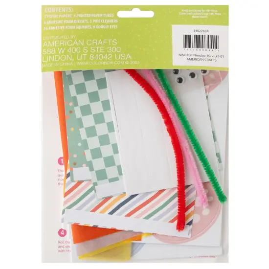 Colorbok Bunny Boutique Tube Craft Kit-Butterfly, Makes 3 {3}