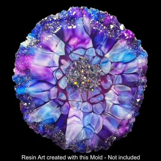 Handmade Crystal Edge Silicone Mold C {6}