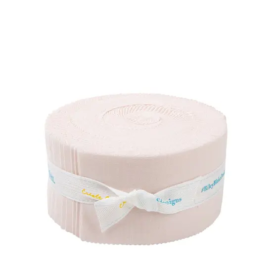 Confetti Cotton 2.5" Strip Roll (Jelly Roll / Rolie Polie) in Champagne Pink byfor Riley Blake (RP-120-CHAMPAGNE-40) {1}
