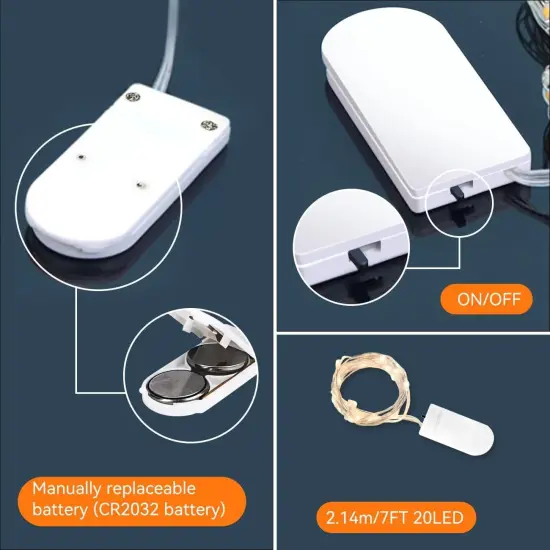 6 Pack Fairy Lights Battery {4}