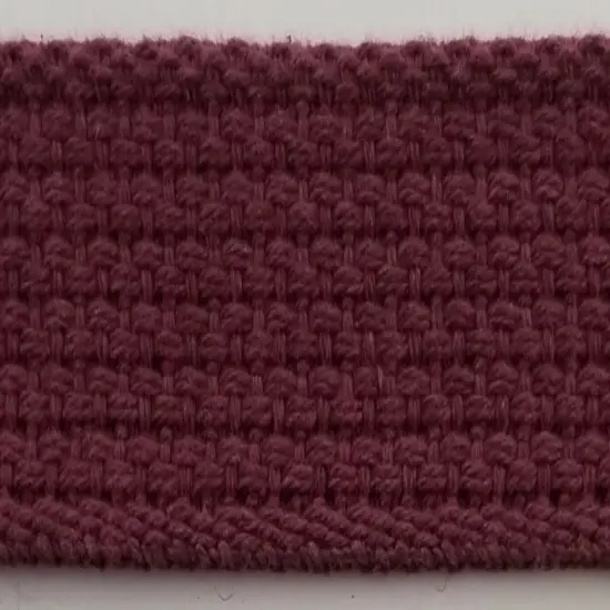 1" Cotton Webbing - 10 Continuous Yards - Made in USA! Maroon {1}