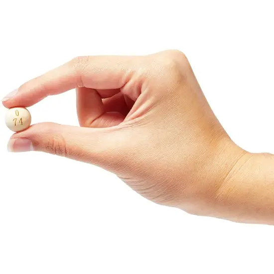 Mini Bingo Balls for Rotary Cage (0.6 In, 75 Pieces) Brown {5}