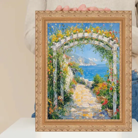 Gold Baroque Ornate Picture Frame 22x22 frame {2}