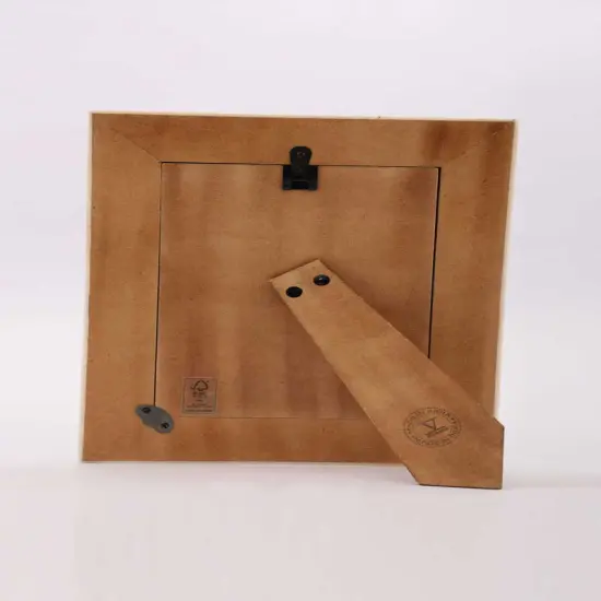 Decorative Striped Pattern Black Resin Tabletop Photo Frame, 5"x7" {4}