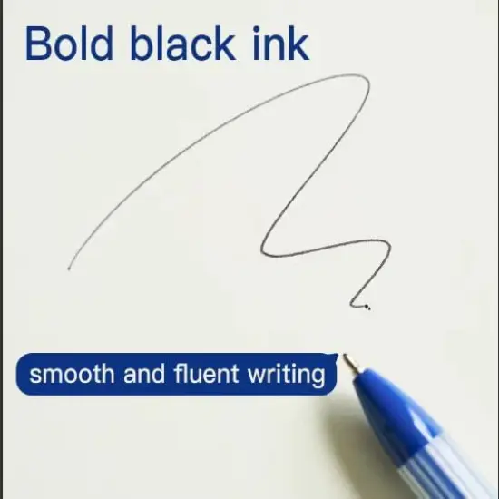 12pcs 1.0mm Black Ink Pens, Smooth Writing Ballpoint & Semi Gel Pens, Soft Silicone Grip Gel Ink Pens, Office School Supplies, Desk Accessories, Personalized Gifts for Men, Dozen Box {2}