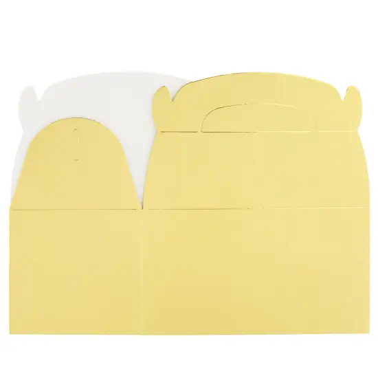 24-Pack Treat Boxes - Candy Gable Boxes for Party Favors, Birthday, Wedding, Baby Shower (Gold, 6.2x3.5x3.6 In) {7}