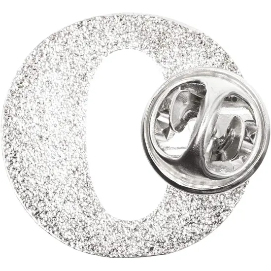 Bright Creations Alphabet Letter Lapel 6 Pack - O Monogram Lapel Pin Set Silver {3}