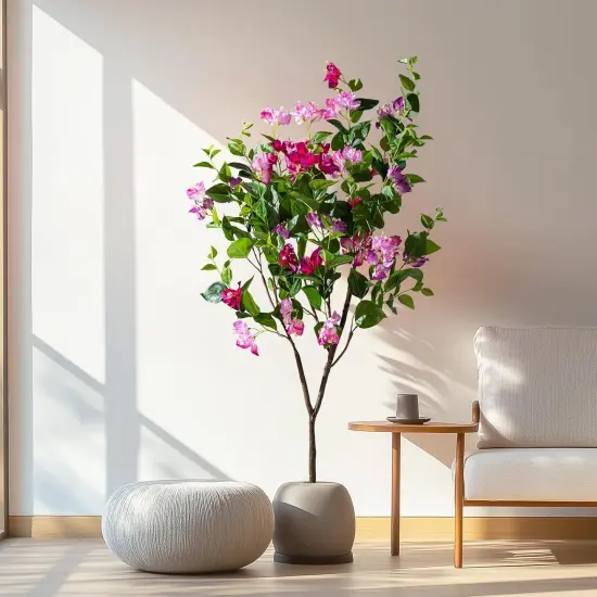 4FT Artificial Bougainvillea Tree {1}