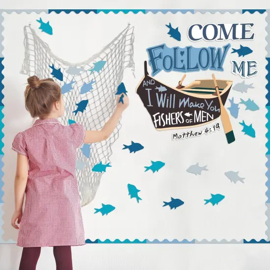 76Pcs Fishers of Men Bulletin Board Set {2}