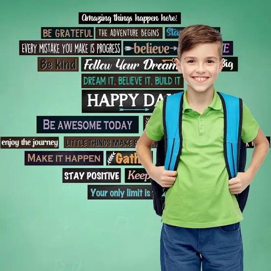 23 Pieces Inspirational Bulletin Board Decorations Motivational Banners {4}