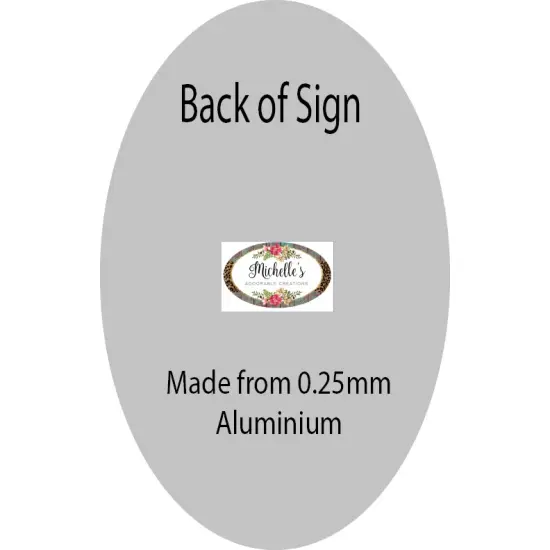 Pink Oval Nutcracker Sign {4}