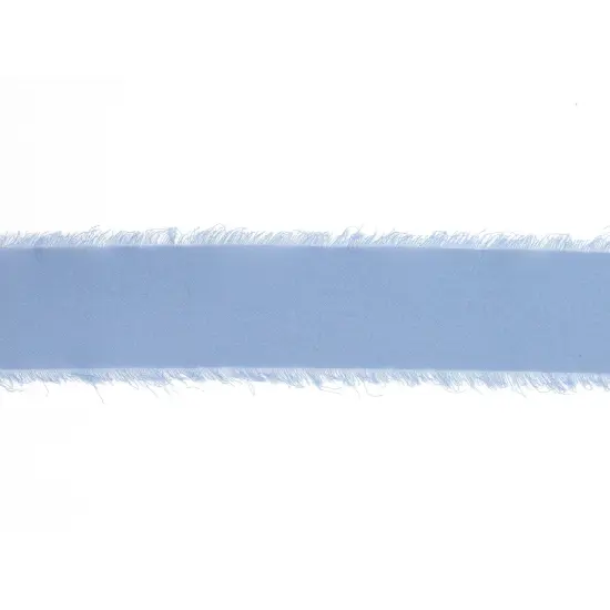 LaRibbons 1 1/2" Frayed Edge Chiffon Ribbon | 10 Yard Roll Blue {4}
