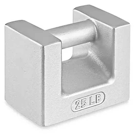 Class 6 Cast Iron Weight 25 lb Durable Calibration Tool {1}