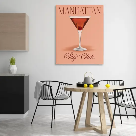 Stupell Industries Manhattan Sky Club Drink Canvas Wall Art Design by Hey Bre! Creative Studio {2}