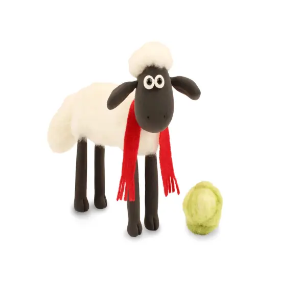Felting Kit - Aardman Shaun the Sheep - on four legs Needle Felt Kit {2}