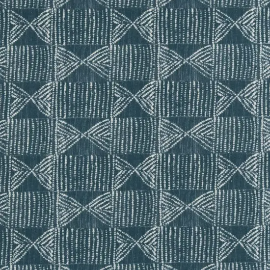 Lagoon - Aqua & Teal Abstract & Geometric,Global Upholstery Fabric 54 Inches" {1}