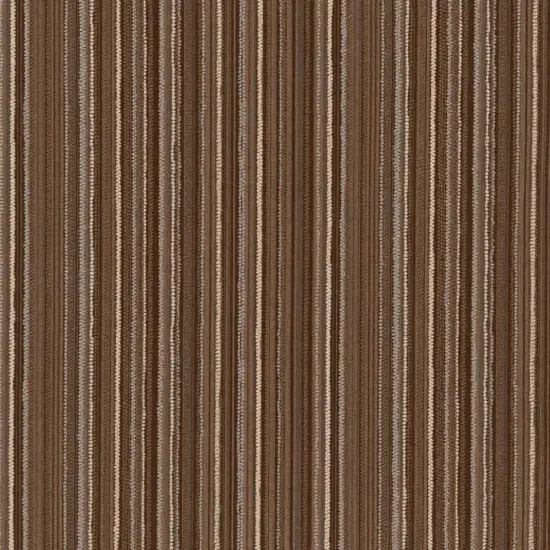 Pecan - Brown Small Scale, Stripe Upholstery Fabric 54 Inches" {1}