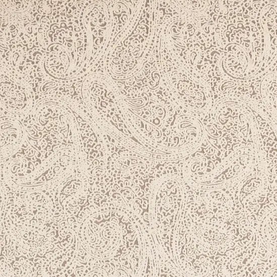 Paisley Walnut - Beige & Taupe,Brown Paisley Upholstery Fabric 54 Inches" {1}