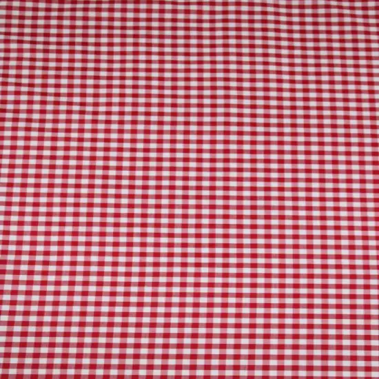 1 Yard Red 1/8&Prime; Gingham Checkered Poly Cotton Fabric Classic Sewing And Crafts Non-Stretch 58/59 Inch Wide {2}