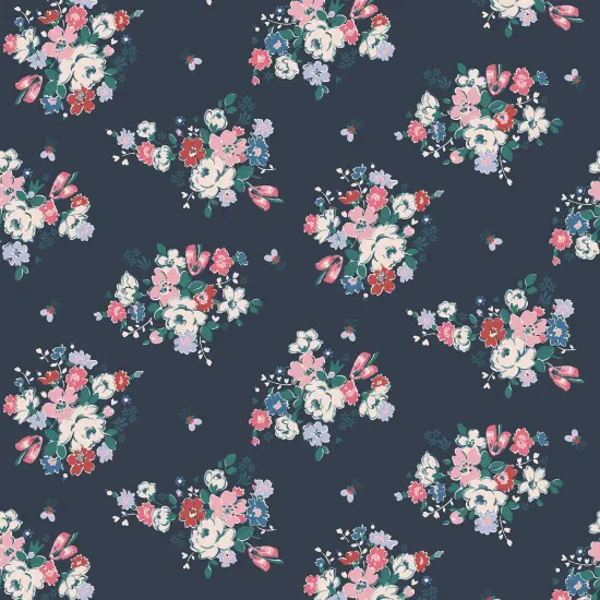 Cath Kidston Clifton Floral Navy {2}
