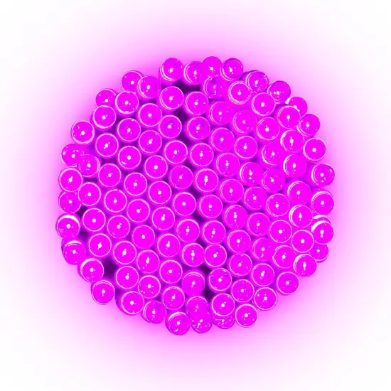 2 Pack Solar String Lights Outdoor, 200 LED Extra-Long 72FT Solar Powered Lights with 8 Lighting Modes, Waterproof Outdoor Lighting Decoration for Garden, Patio, Balcony, Xmas, Wedding, Party (Pink) {4}