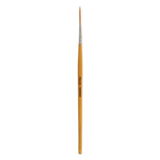 Escoda Necksbreaker Toray Gold Synthetic Pinstriping Brush - Detail Round, Long Handle, Size 1 {1}