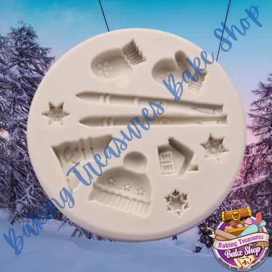 WINTER TIME FUN Silicone Mold {2}