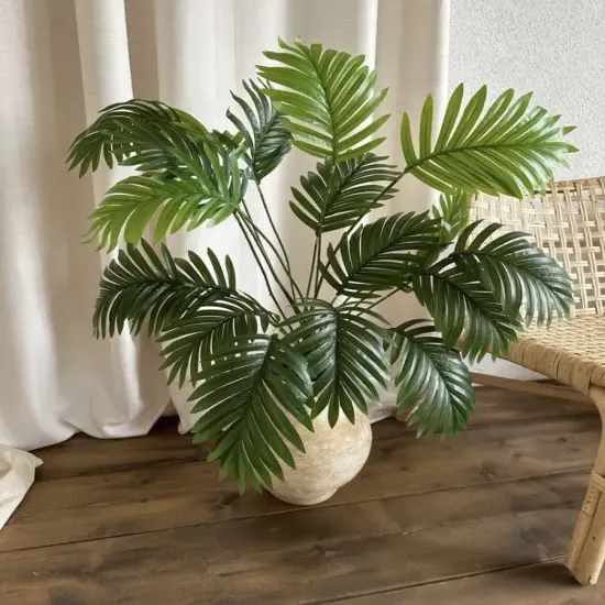 Artificial Palm Tree Fake Tropical Plant Tropical Palm Leaf Bush {1}