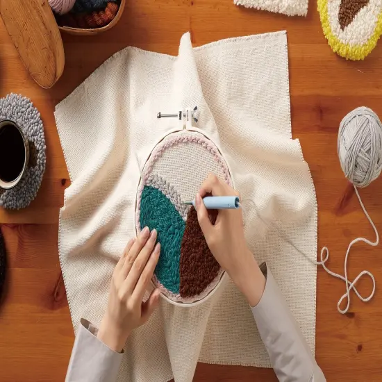 Clover Punch Needle Hoop 7" {4}