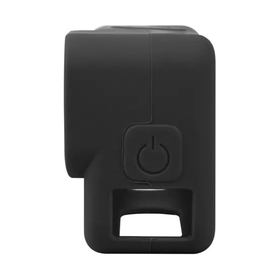 Insten 2 Pack of Silicone Protective Case Compatible with GoPro Hero 9 10 with Lanyard and Lens Cap, Soft Rubber Case, Black {7}