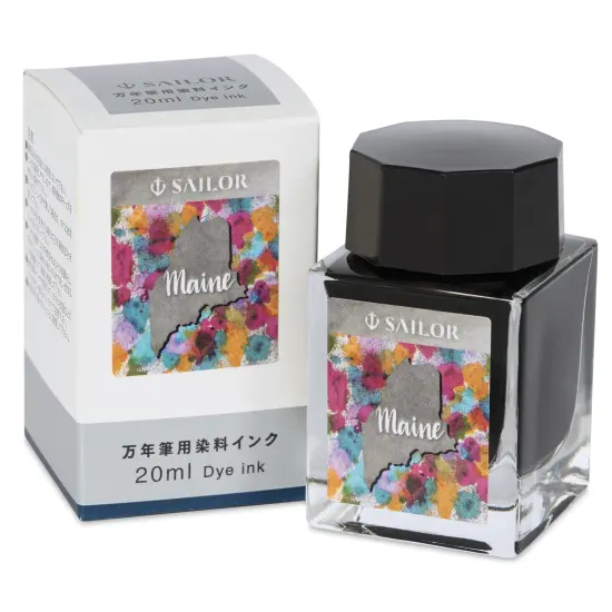 Sailor USA State Ink - Maine, Gray, 20 ml {1}