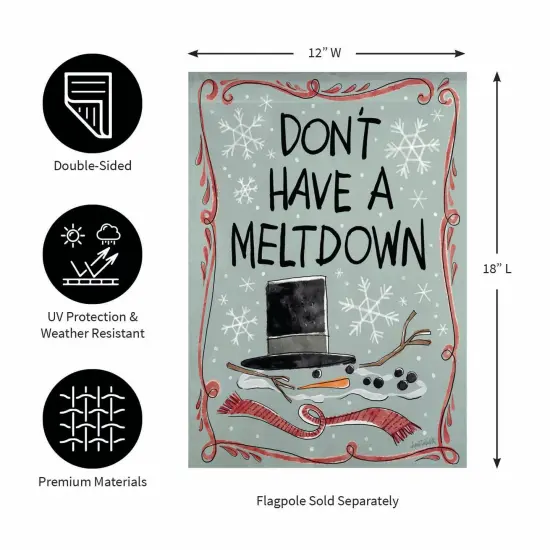 Holiday Fun Christmas Garden Flag 2 Sided {3}