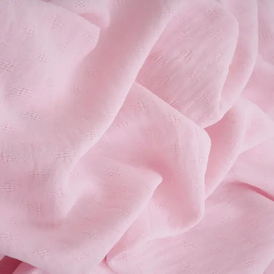 1 Yard Cey Airflow Woven Jacquard Fabric 59/60 Inch Wide 100% Polyester PINK LT {6}