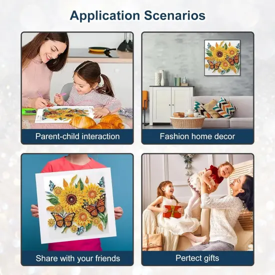 Diamond Painting Kits for Adults Sunflower {3}