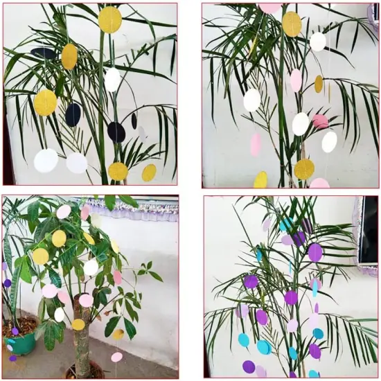 Gold 1Inch Foil Metallic Glitter Round Tissue Paper Confetti Table Decoration Confetti Dot Pastel Bulk Table Scatter Confetti Paper for Packaging Wedding Bachelorette Baby Shower Party, 5000PCs {5}