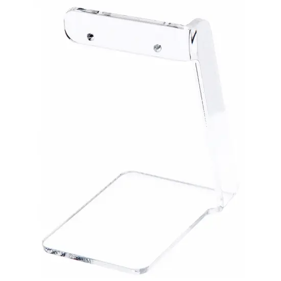 Plymor Clear Acrylic Signpost-style Pair Hanging Earring Display Stand, 2.375" W x 3" D x 4" H {2}