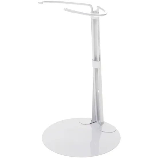 Kaiser 2701 White Adjustable Doll Stand, fits 12 to 17 inch Chubby Waisted Dolls or Bears, waist width adjusts from 3.75 to 4 inches {1}