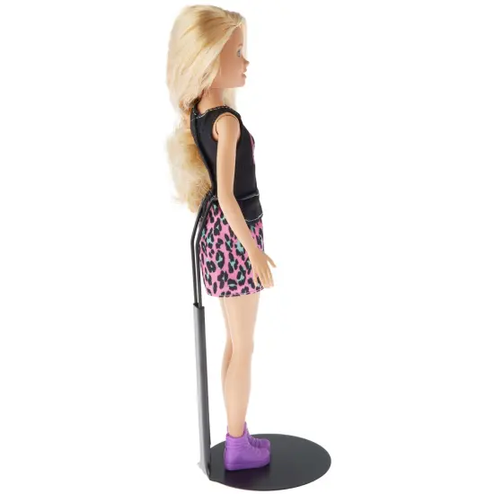 Plymor DSP-5125B Black Adjustable Doll Stand, fits 10, 11, and 12 inch Slim Waist Dolls, Waist is 1.125" - 1.5" wide, 3.25" - 4" around {7}