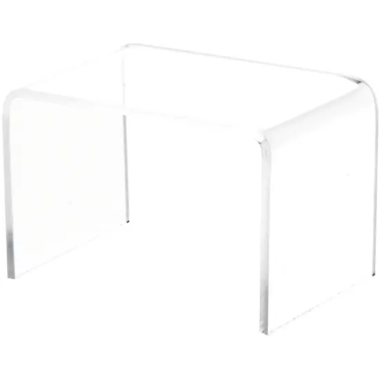 Plymor Clear Acrylic Rectangular Display Riser, 2" H x 3" W x 2" D (1/8" thick) {2}