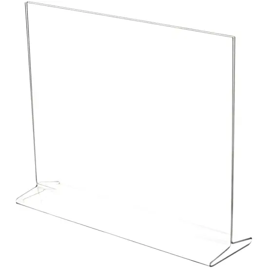 Plymor Clear Acrylic Sign Display / Literature Holder (Top-Load), 14" W x 11" H {2}